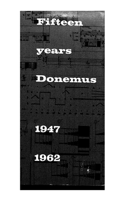 Fifteen Years Donemus 1947 1962.Pdf