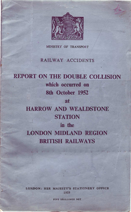 Double Collision. Harrow and Wealdstone Station