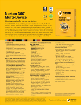 Norton 360™ Multi-Device