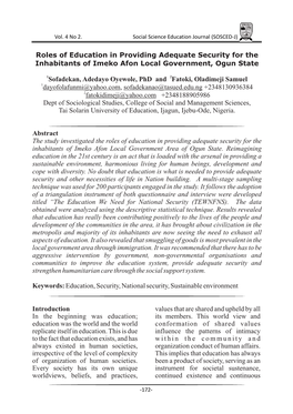 Vol. 4 No 2. Social Science Education Journal (SOSCED-J)