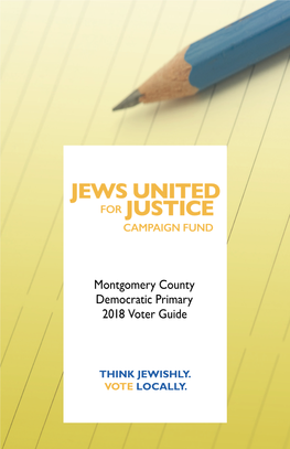 Montgomery County Democratic Primary 2018 Voter Guide