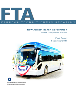 NJ Transit 2017 Title VI Review Final Report