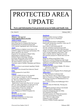 Protected Area Update