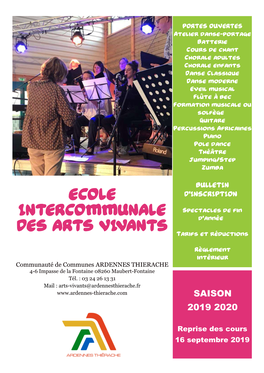 Ecole Intercommunale Des Arts Vivants