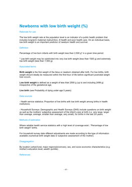 Newborns with Low Birth Weight (%)