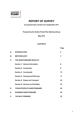 Report of Survey