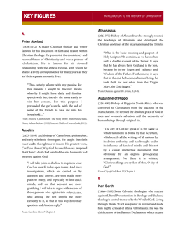 Key Figures Introduction to the History of Christianity