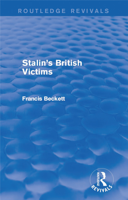 Stalin's British Victims