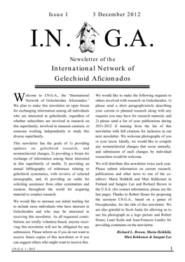 International Network of Gelechioid Aficionados
