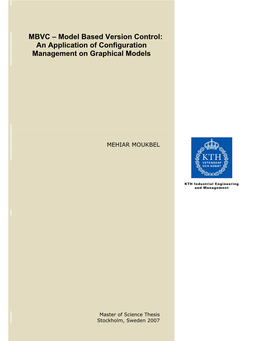 An Application of Configuration Management on Graphical Models