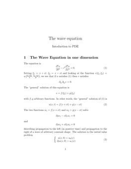 The Wave Equation