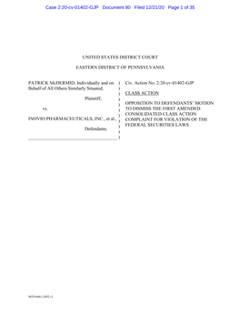 Case 2:20-Cv-01402-GJP Document 80 Filed 12/21/20 Page 1 of 35