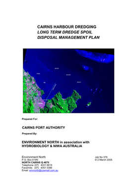 Cairns Harbour Dredging LTDSDMP 2005-2010