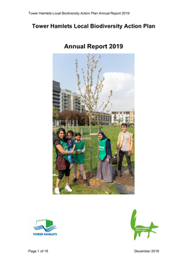 Biodiversity Action Plan Report 2019