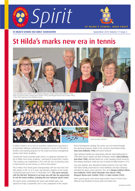 St Hilda's Marks New Era in Tennis
