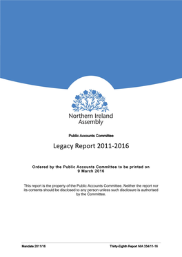 Legacy Report 2011-2016