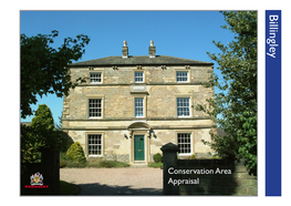 Billingley Conservation Area Appraisal