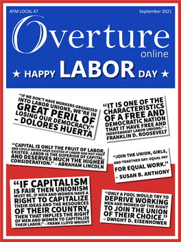 September 2021: Happy Labor