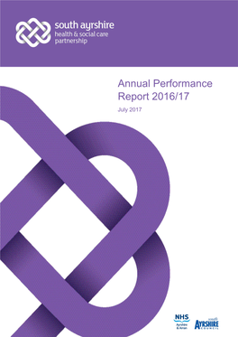 Annual Performance Report 2016/17 July 2017 PAGE 02