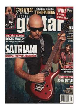 Roger Mayer Interview Australian Guitar Volume 66