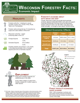 Wisconsin Forestry Facts: Economic Impact