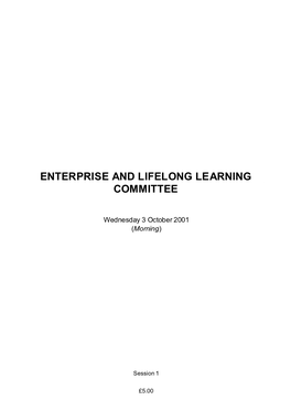 Enterprise and Lifelong Learning Committee