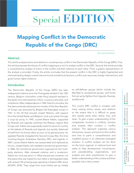 Mapping Conflict in the Democratic Republic of the Congo (DRC)
