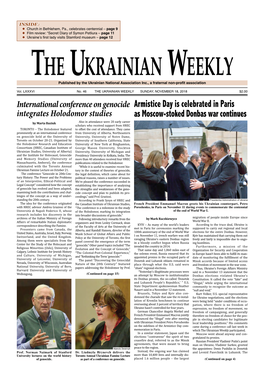 The Ukrainian Weekly, 2018