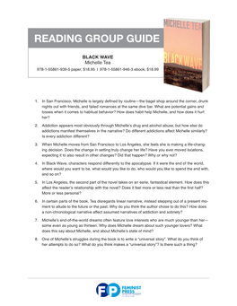 Reading Group Guide