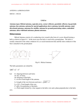 Antenna Types