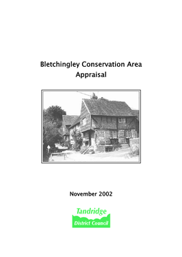 Bletchingley Conservation Area Appraisal