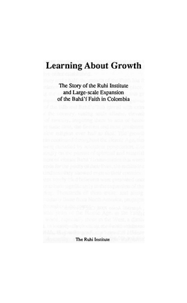 Learning About Growth