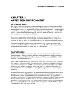 Chapter 3 Affected Environment