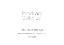 Art Stage Jakarta 2016