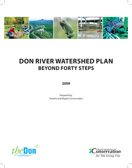 Don River Watershed Plan Beyond Forty Steps