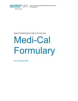 Printable Formulary