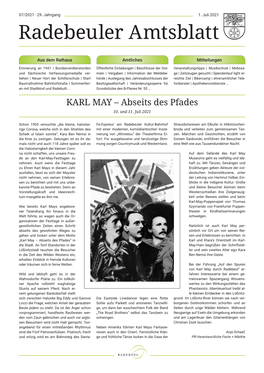 Amtsblatt Juli 2021