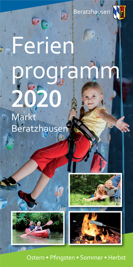 Ferien Programm Ferien Programm 2020