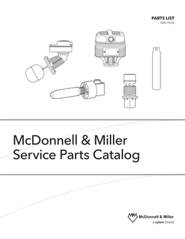 Mcdonnell & Miller Service Parts Catalog