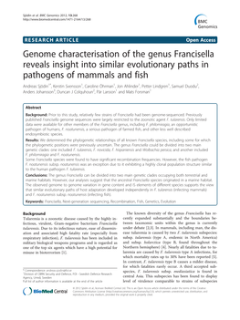 View That Similar Evolutionary Paths of Host Adaptation Developed Independently in F