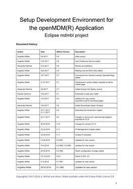 Application Eclipse Mdmbl Project