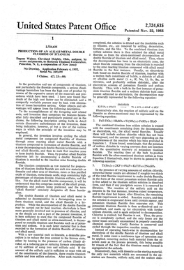 United States Patent Office Patented Nov