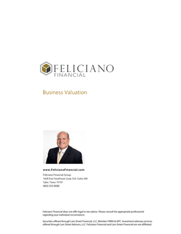 Business Valuation