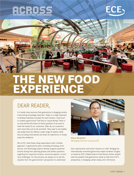 The New Food Experience