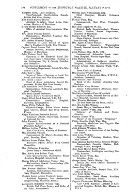 194 Supplement to the Edinburgh Gazette, January 9, 1919
