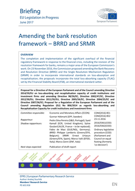Briefing European Parliamentary Research Service