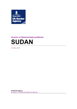 Sudan April 2010