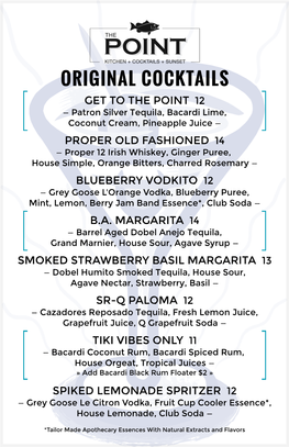 Copy of Cocktail Menu