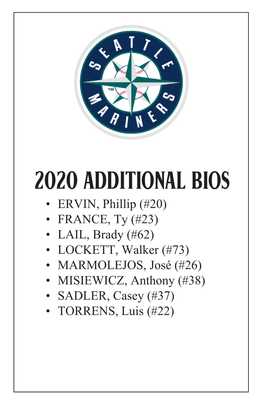 09-25-2020 Mariners Supplemental Bios