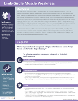 Limb-Girdle Muscle Weakness